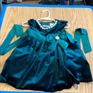 Velvet formal dress, size 18 months